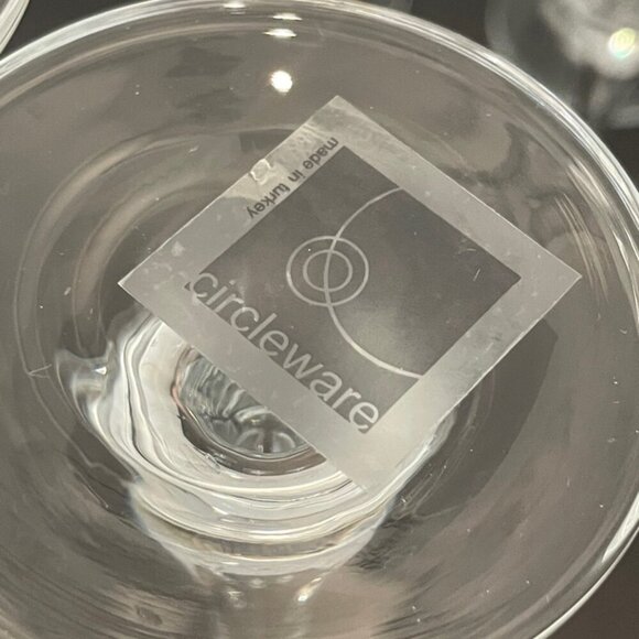 CICLE WARE SET OF 6 CHAMPAGNE FLUTES DUTCHES GOLD RIM FLORAL MADE IN TURKEY - Picture 7 of 16